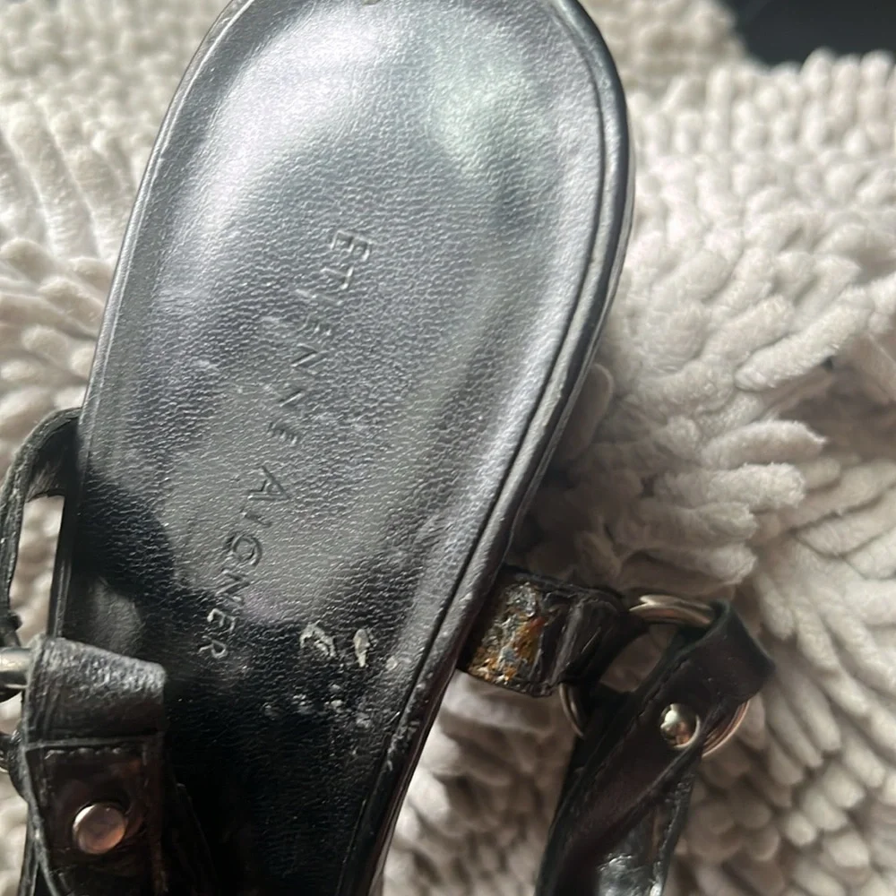 Etienne Aigner wedge sandals size 9 - Picture 3 of 3